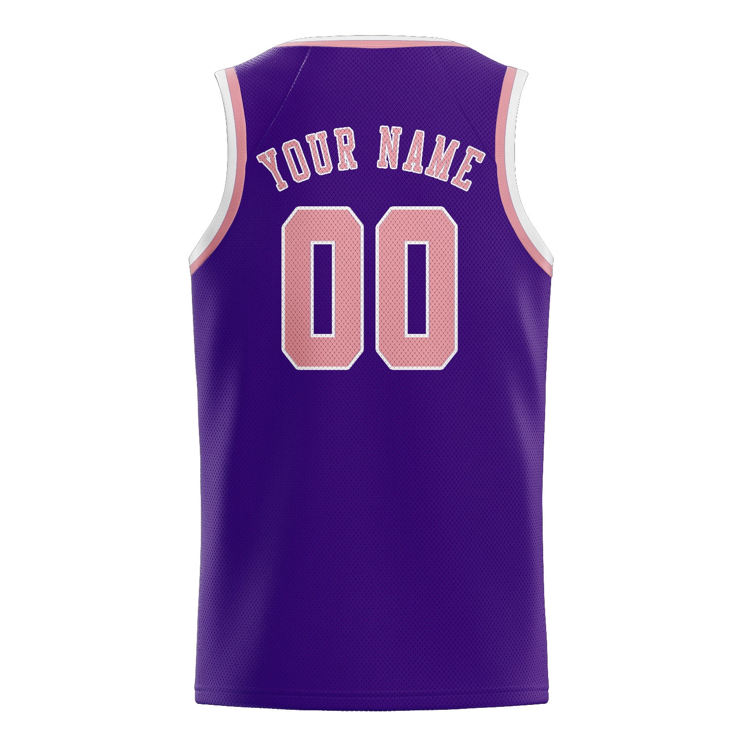 Benutzerdefiniertes Professionelles Lila Rosa Basketballtrikot