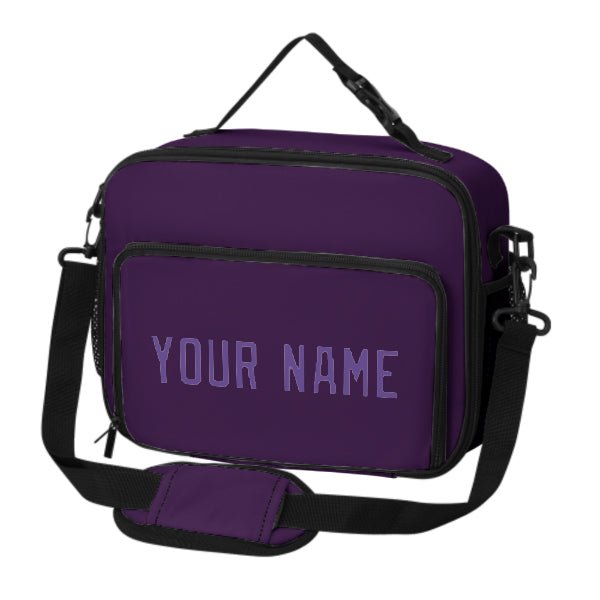 Maßgeschneidertes Lila Light Purple Lunch-Tasche