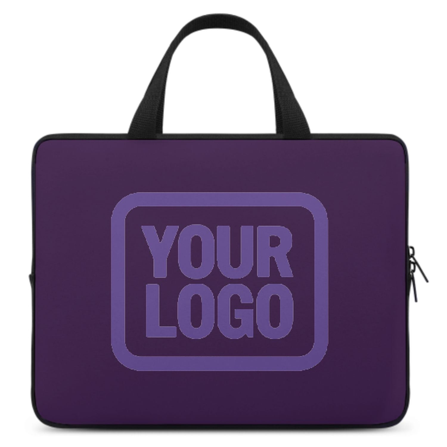 Maßgeschneidertes Lila Light Purple Laptop Tasche