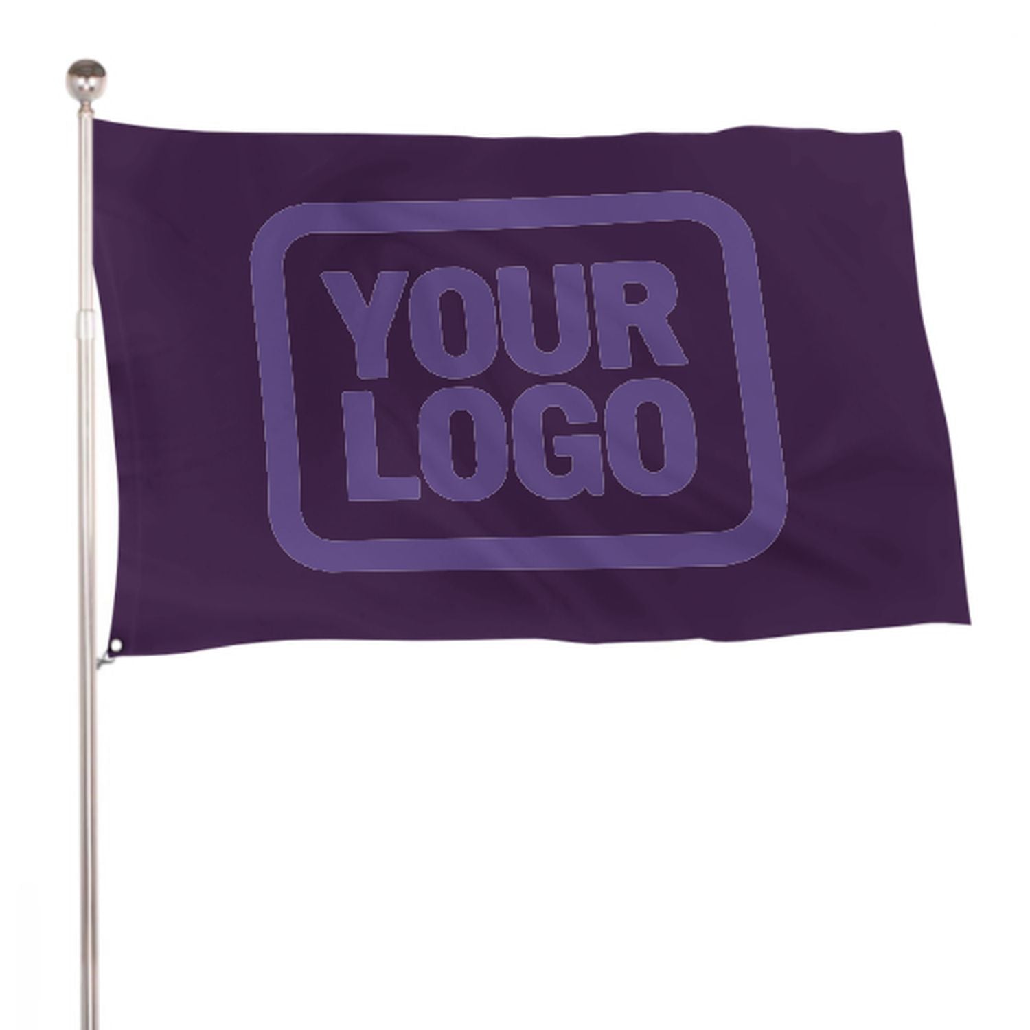 Maßgeschneidertes Lila Lavendel Flagge
