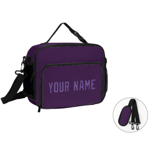 Maßgeschneidertes Lila Light Purple Lunch-Tasche