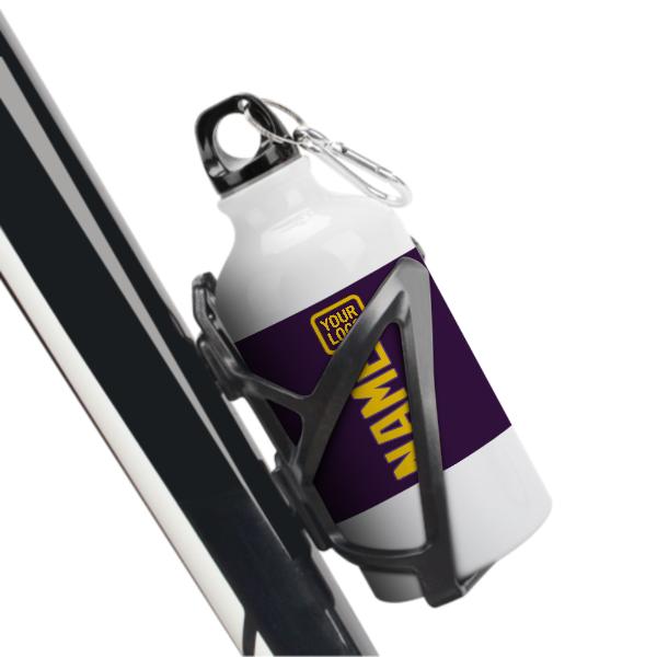 Maßgeschneidertes Lila Gold Sportflasche