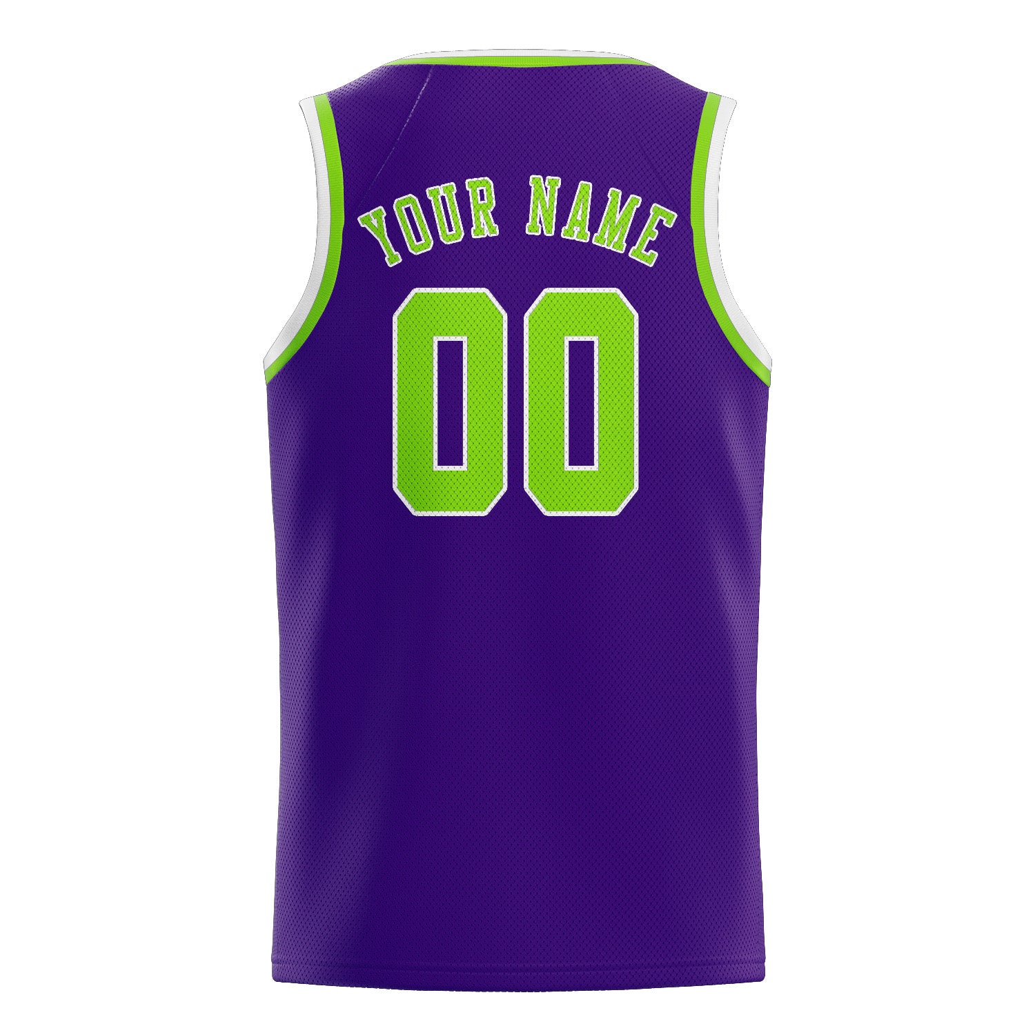 Benutzerdefiniertes Professionelles Lila Smaragdgrün Basketballtrikot