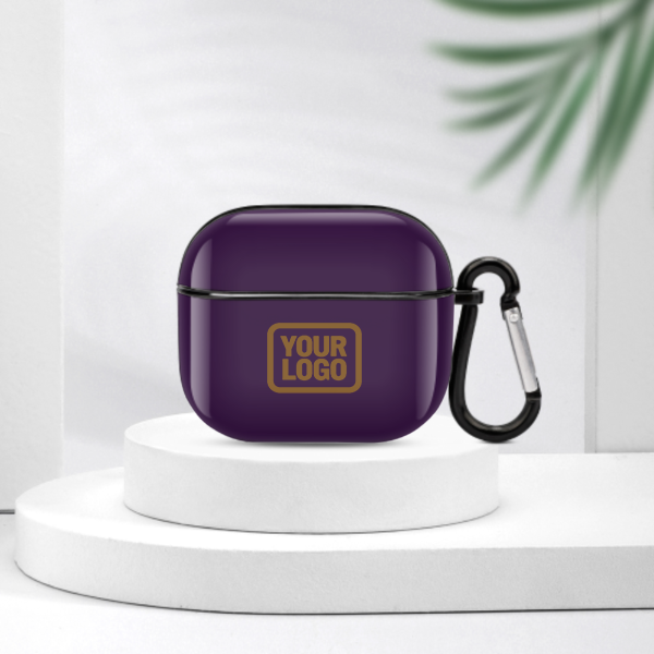 Maßgeschneidertes Lila Khaki AirPods-Hülle (3. Generation)