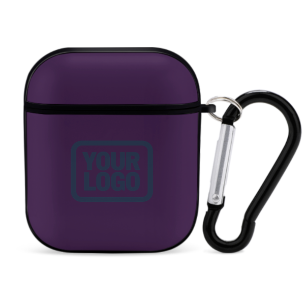 Maßgeschneidertes Lila Marineblau AirPods-Hülle