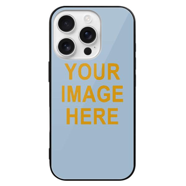 Custodia per telefono personalizzata azzurro-giallo