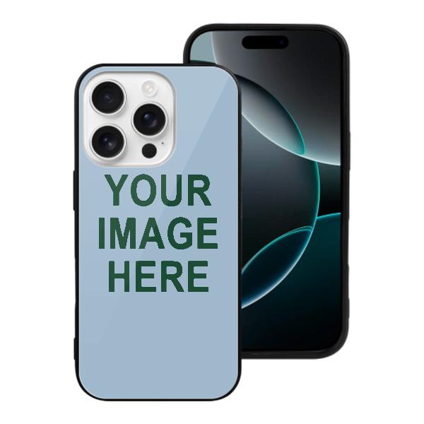 Custodia per telefono personalizzata verde muschio azzurro