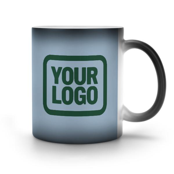 Tazza magica personalizzata verde muschio azzurro
