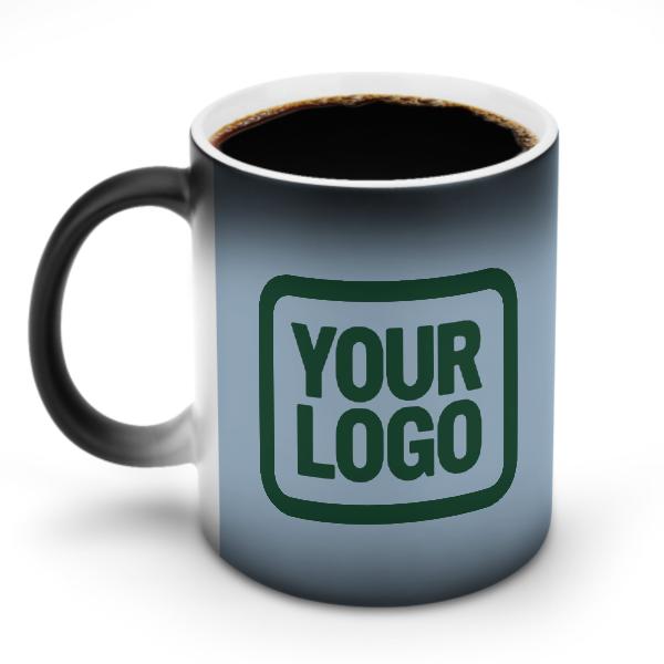Tazza magica personalizzata verde muschio azzurro