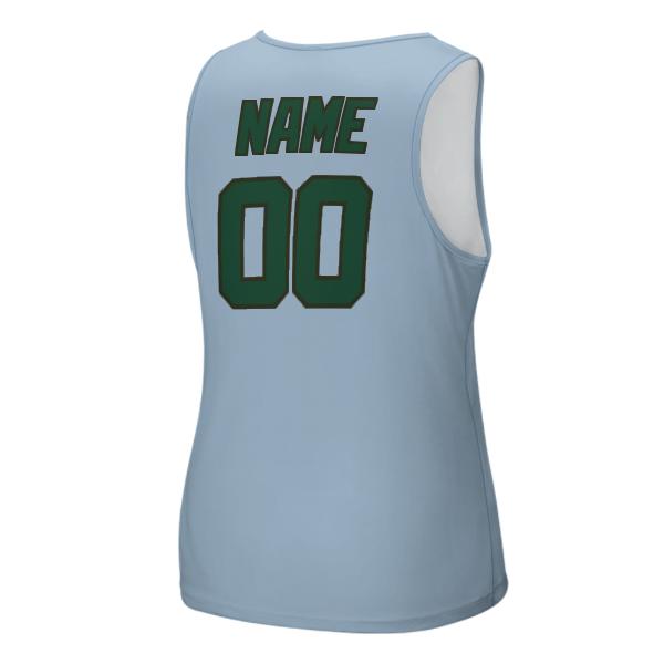 Maßgeschneidertes Hellblau Moosgrün Herren Tanktop