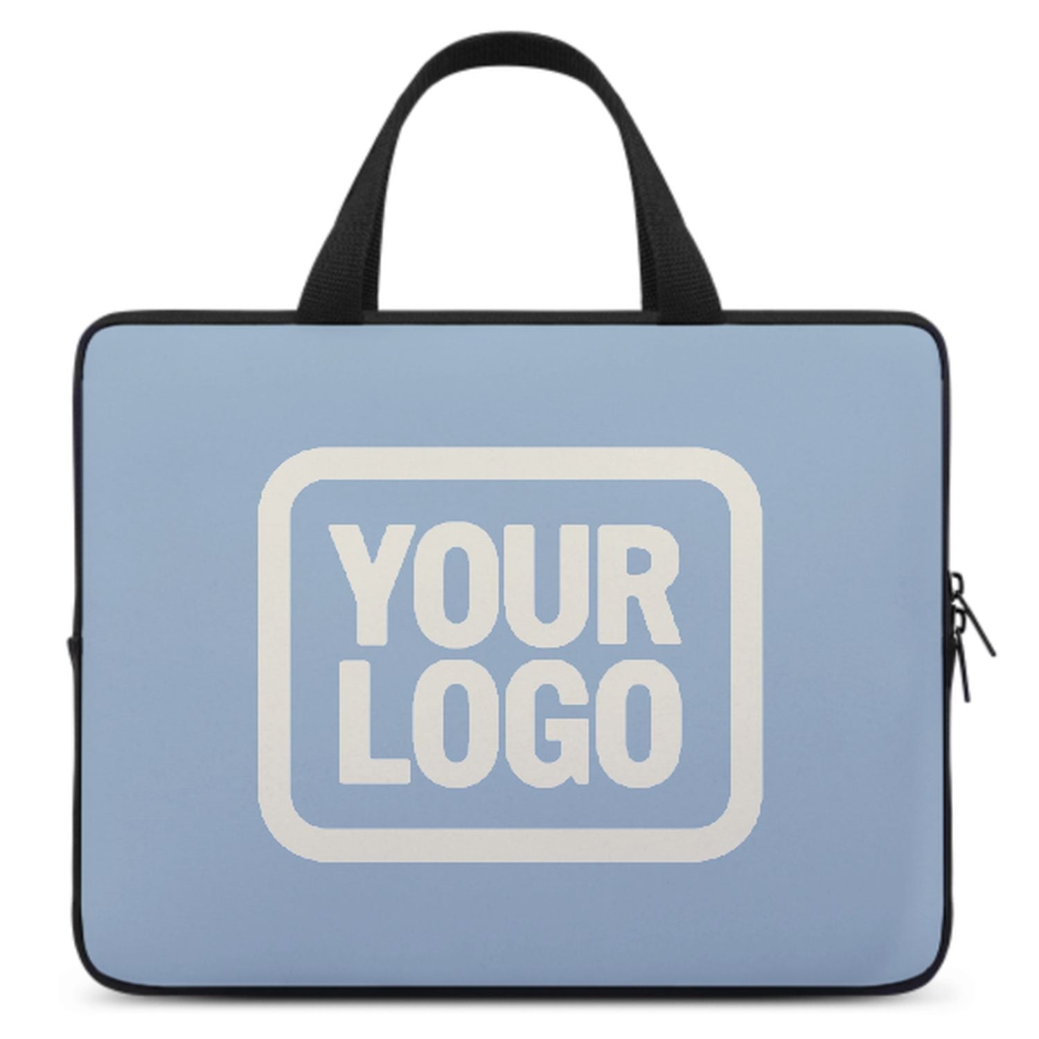Maßgeschneidertes Hellblau Cream Laptop Tasche