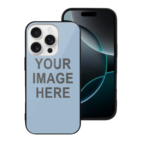Custodia per telefono personalizzata blu chiaro grigio scuro