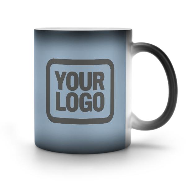 Tazza magica personalizzata blu chiaro grigio scuro