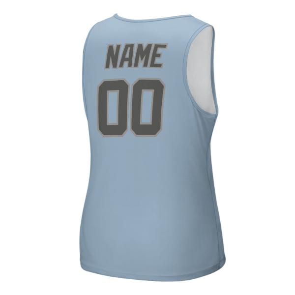 Maßgeschneidertes Hellblau Dunkelgrau Herren Tanktop
