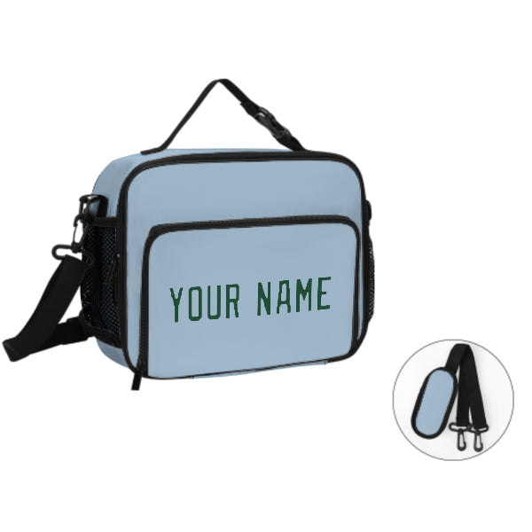 Maßgeschneidertes Hellblau Green Lunch-Tasche