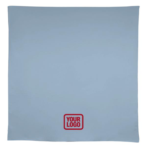 Tovaglia quadrata personalizzata verde muschio azzurro