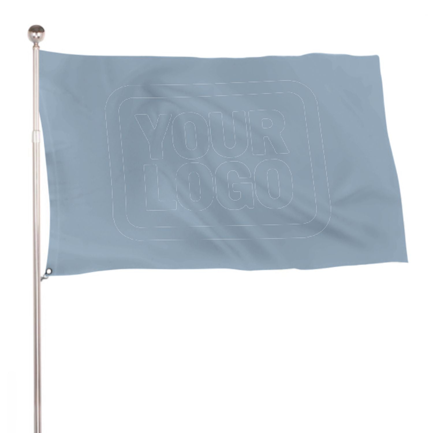 Maßgeschneidertes Hellblau Hellblau Flagge