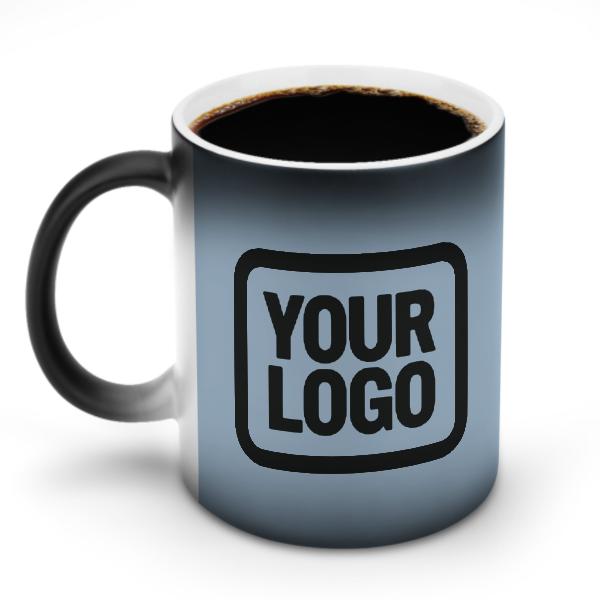 Tazza magica nera azzurra personalizzata