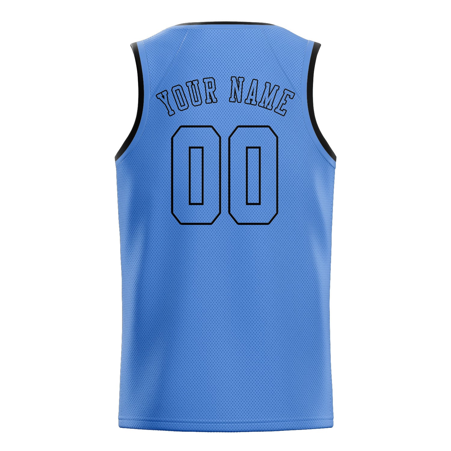 Benutzerdefiniertes Professionelles Hellblau Hellblau Basketballtrikot