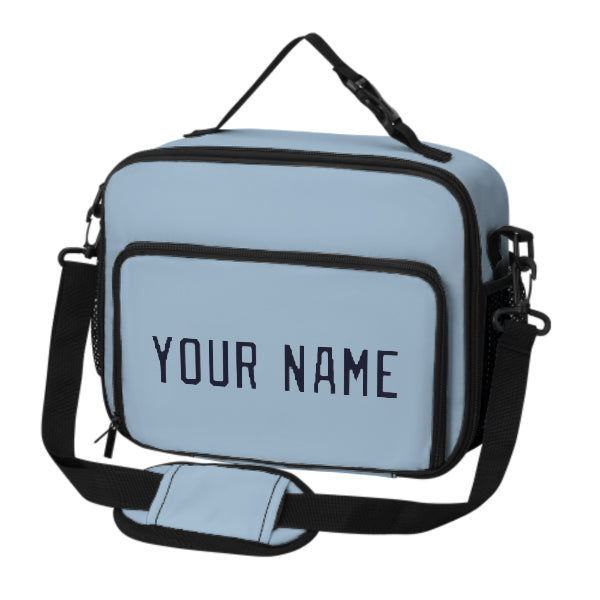 Maßgeschneidertes Hellblau Navy Lunch-Tasche