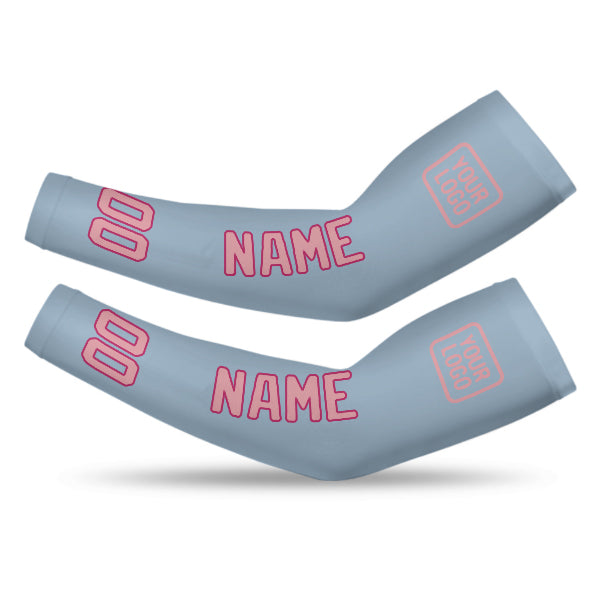 Maßgeschneidertes Hellblau Rosa Armschutz
