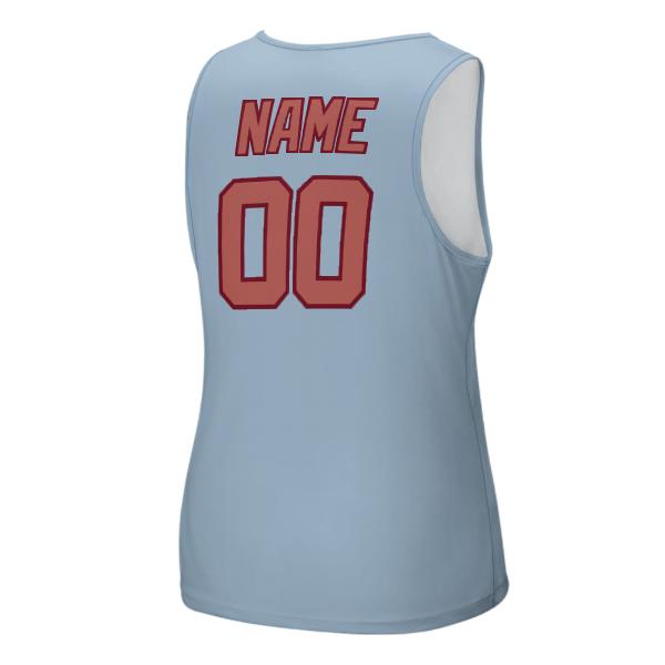 Maßgeschneidertes Hellblau Kupferrose Herren Tanktop