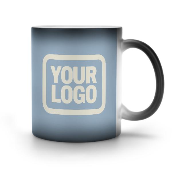 Tazza magica personalizzata azzurro beige