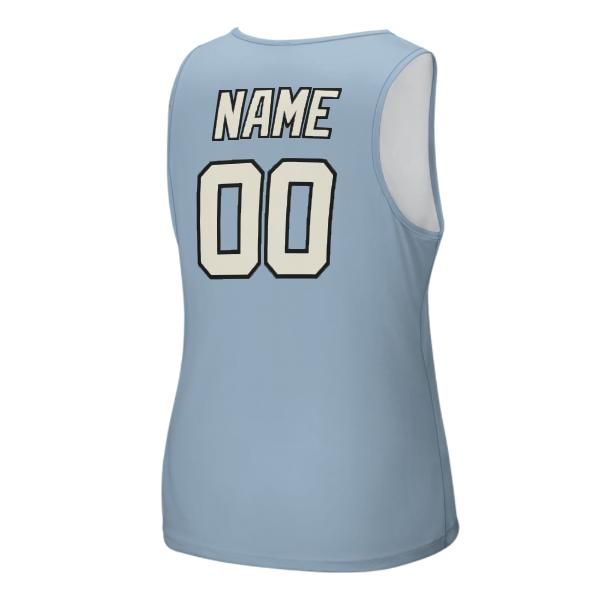 Maßgeschneidertes Hellblau Beige Herren Tanktop