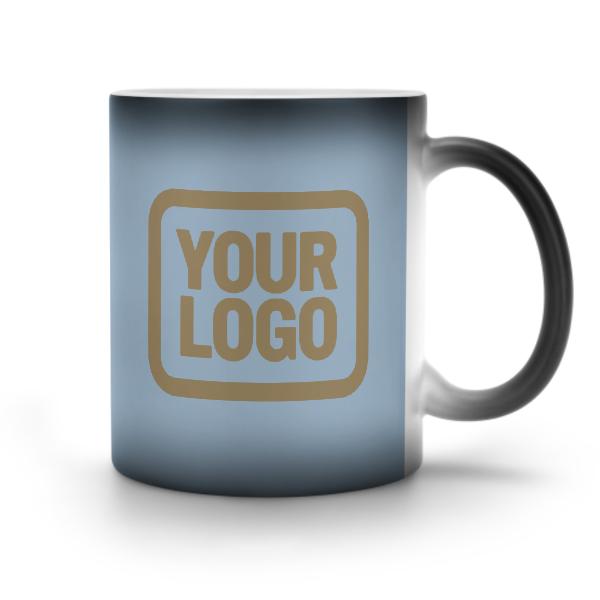 Tazza magica personalizzata blu chiaro cachi chiaro