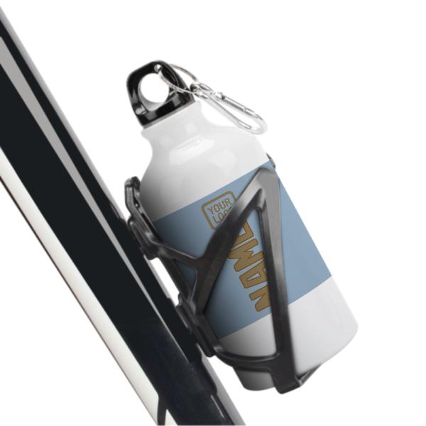Maßgeschneidertes Hellblau Hellkhaki Sportflasche