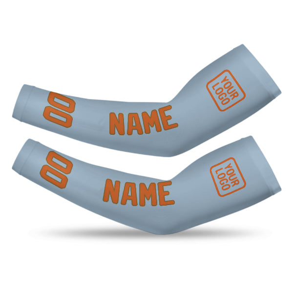 Maßgeschneidertes Hellblau Orange Armschutz