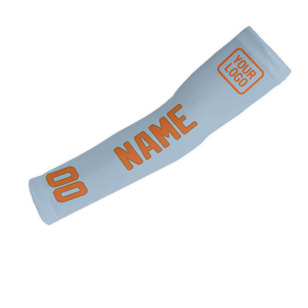 Maßgeschneidertes Hellblau Orange Armschutz