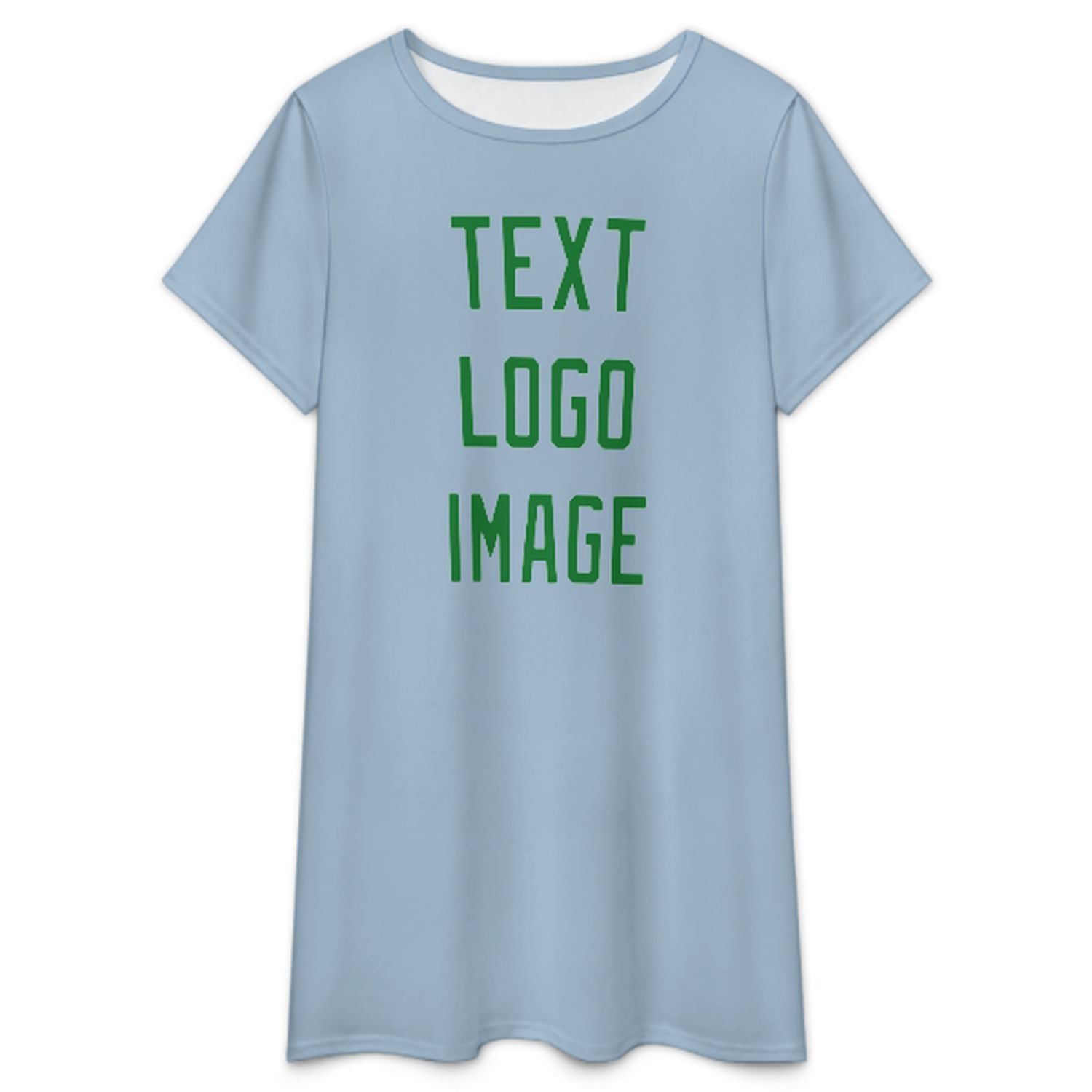Camicia da notte su misura verde smeraldo azzurro
