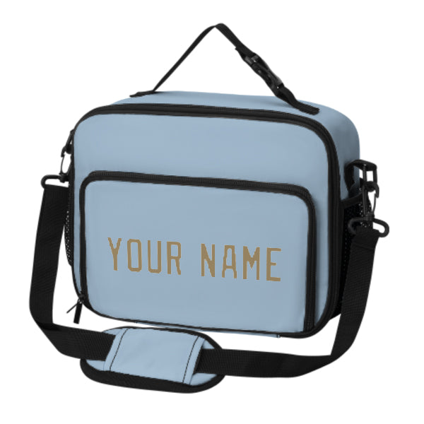 Maßgeschneidertes Hellblau Light Khaki Lunch-Tasche