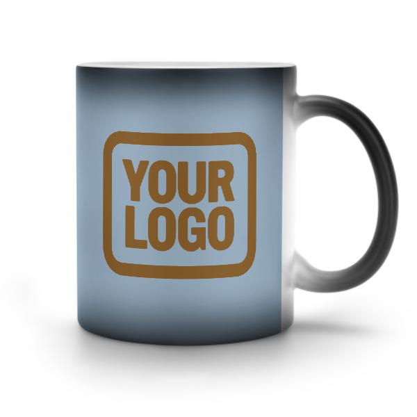 Tazza magica personalizzata color cachi azzurro