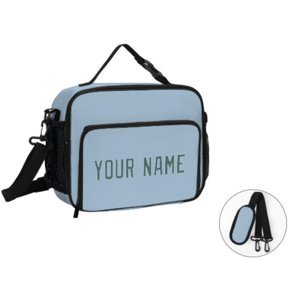 Maßgeschneidertes Hellblau Blue Green Lunch-Tasche