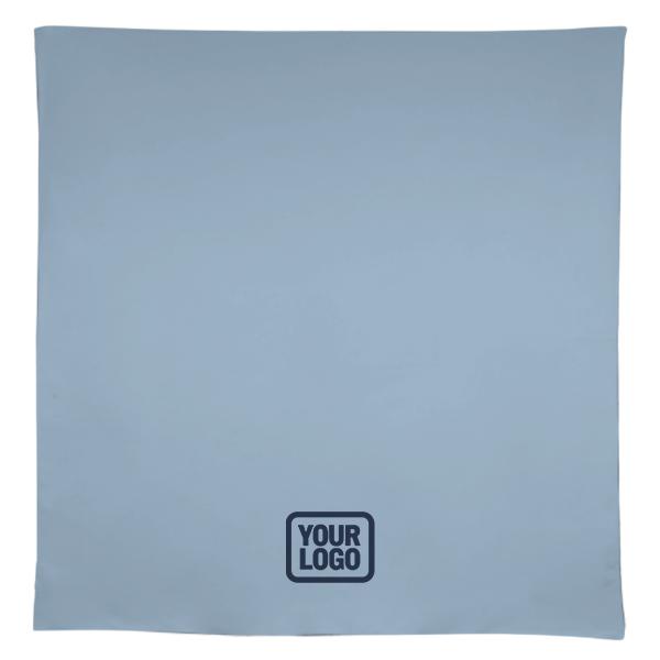 Tovaglia quadrata personalizzata color azzurro verde acqua