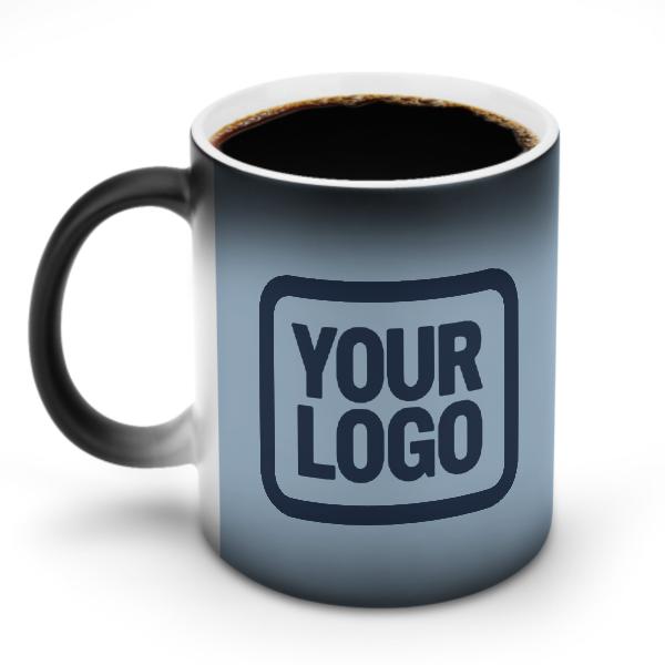 Tazza magica personalizzata blu navy e azzurro