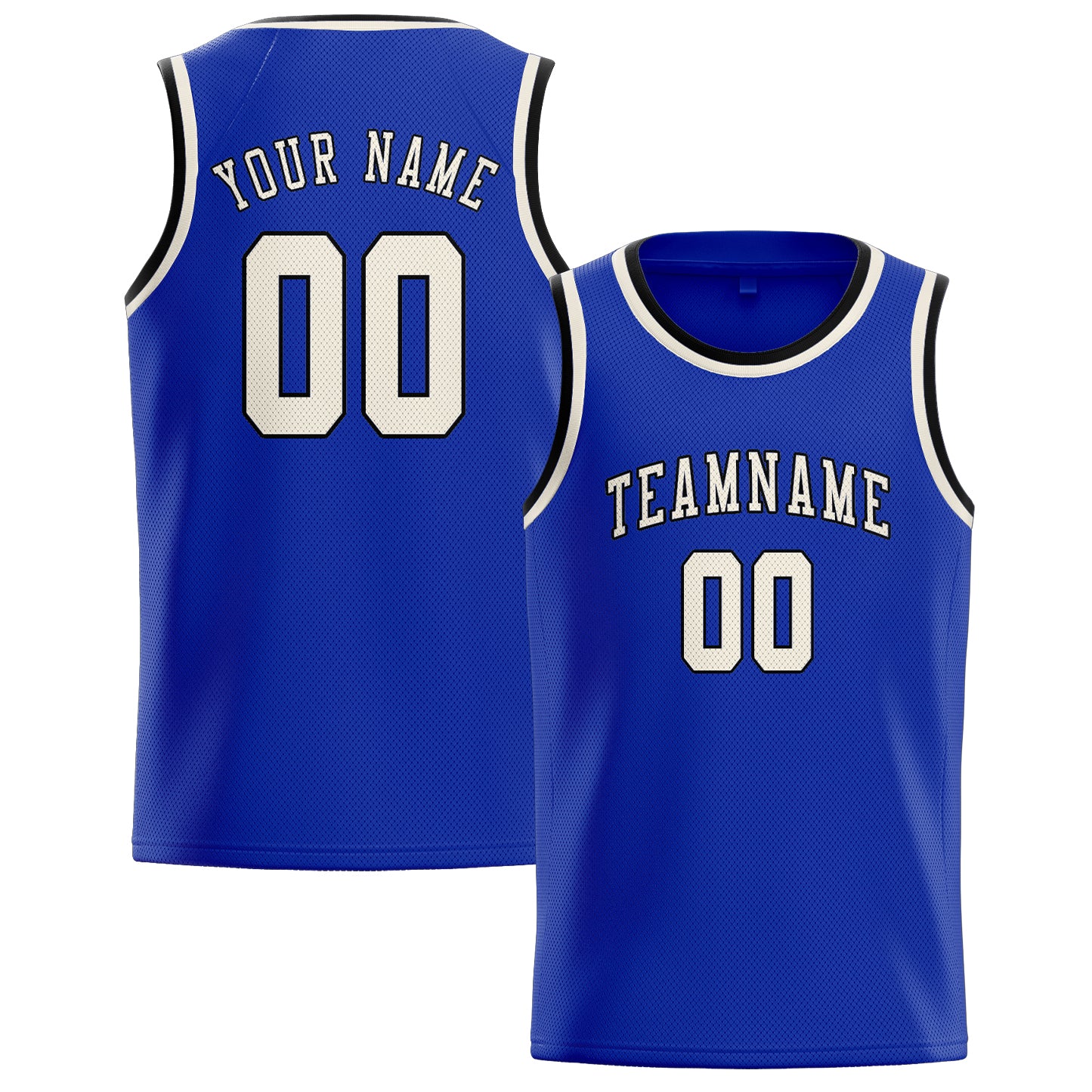 Benutzerdefiniertes Professionelles Himmelblau Beige Basketballtrikot