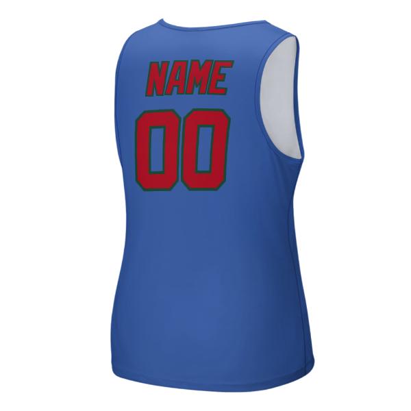 Maßgeschneidertes Himmelblau Rot Herren Tanktop