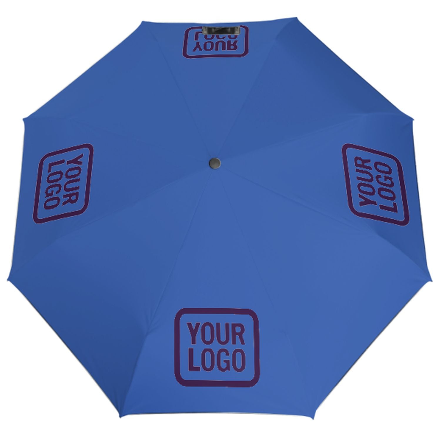 Maßgeschneidertes Himmelblau Lila Automatik-Regenschirm