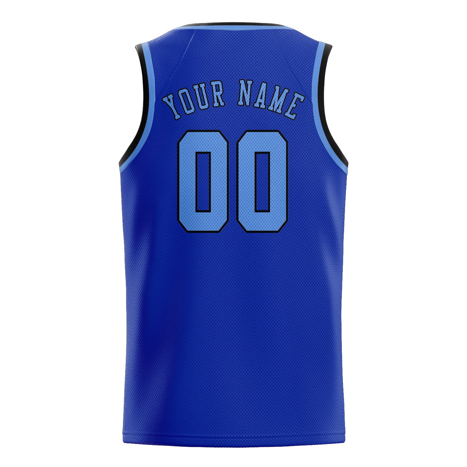 Benutzerdefiniertes Professionelles Himmelblau Hellblau Basketballtrikot