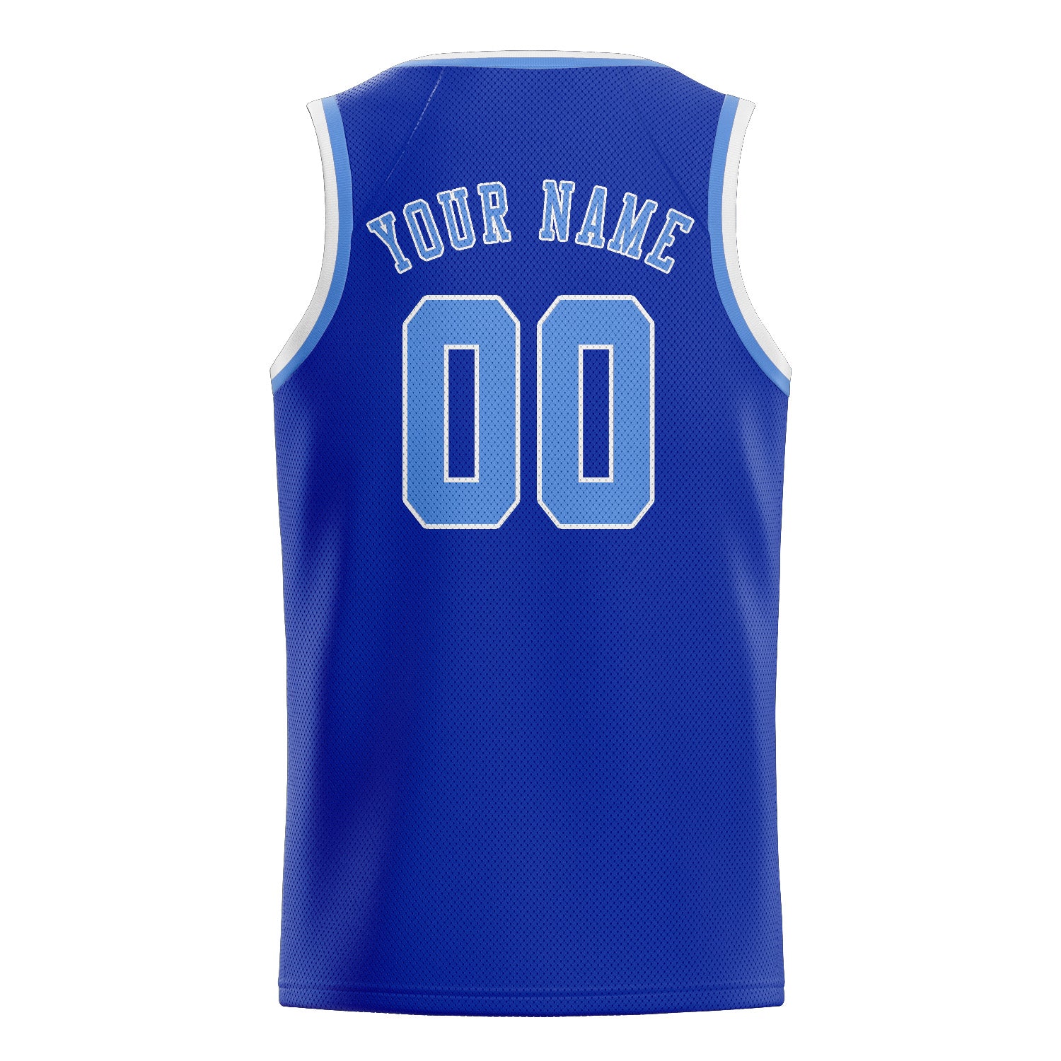 Benutzerdefiniertes Professionelles Himmelblau Hellblau Basketballtrikot