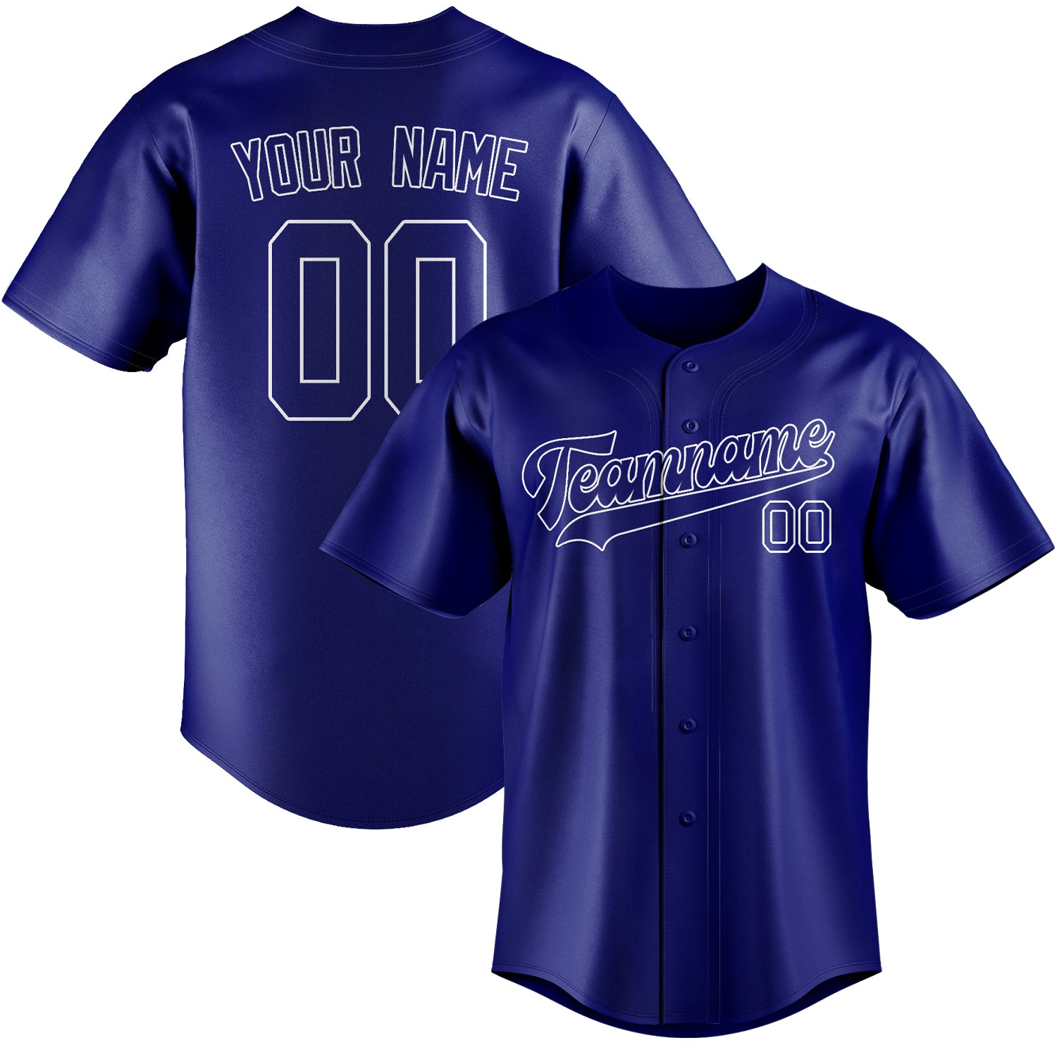 Benutzerdefiniertes Professionelles Himmelblau Weiß Baseballtrikot