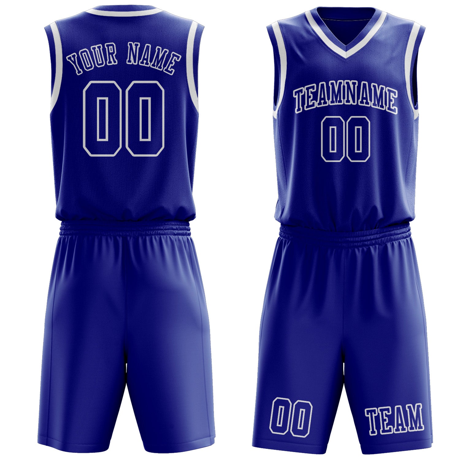Benutzerdefiniertes Professionelles Himmelblau Weiß Basketballtrikot-Set