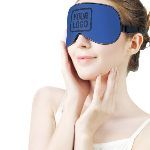 Maßgeschneidertes Himmelblau Marineblau Schlafmaske