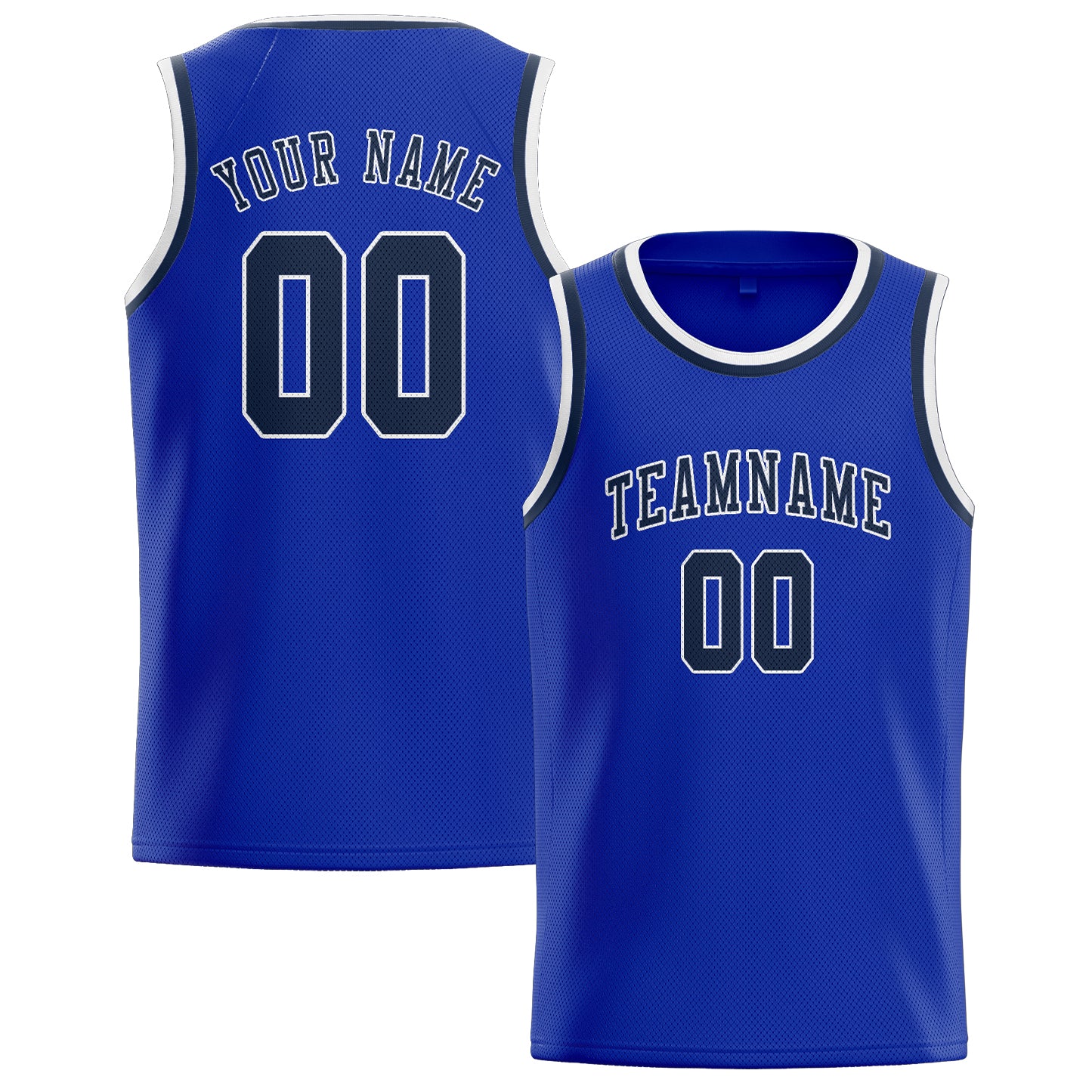 Benutzerdefiniertes Professionelles Himmelblau Marineblau Basketballtrikot