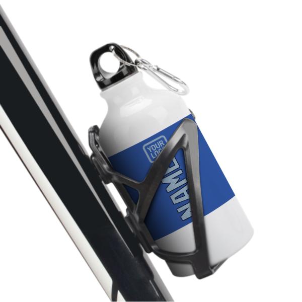 Maßgeschneidertes Himmelblau Hellblau Sportflasche