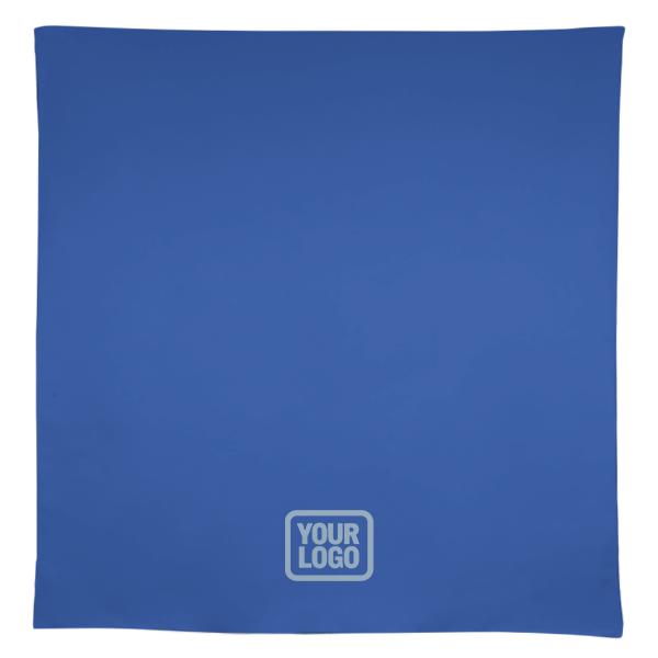 Tovaglia quadrata personalizzata blu cielo acciaio blu