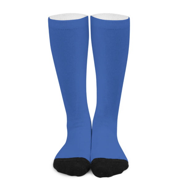 Maßgeschneidertes Himmelblau Himmelblau Kniestrümpfe
